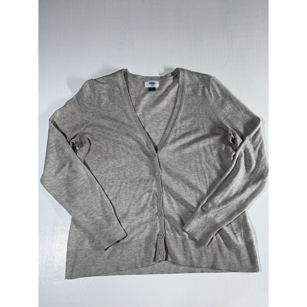 Old Navy Women's V-Neck Cardigan Sweater Size Medium Long Sleeve Workwear